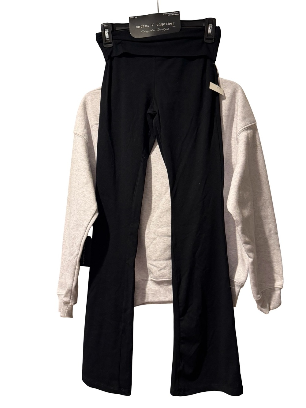 Spooky Embroidered Halloween Sweatshirt, Leggings, & Scrunchie Set NW - Picture 3 of 9